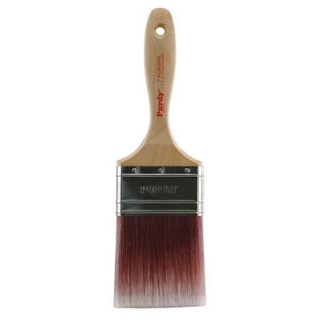 3" Flat Sash Ultra Smooth, Nylon Bristle, Paint Brush, Hardwood Handle