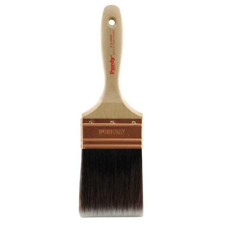 3" Flat Sash Firm, Nylon/Polyester Bristle, Paint Brush, Hardwood Handle