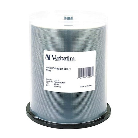 CD-R Disc, 700 MB, 80 min, 52x, PK100