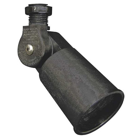 Lampholder, Threaded, Black, PAR38, 150W