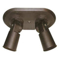 Lamp Holder, Double, Brnz, PAR38, -2150W