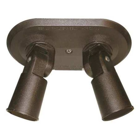 Lamp Holder, Double, Brnz, PAR38, -2150W
