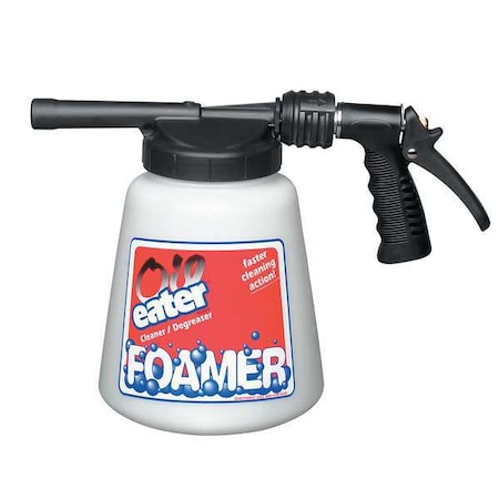 Spray Foamer, 96 oz, 9 1/2"H, Foam, Clear