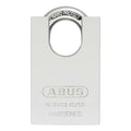 Padlock, Coreless, Partially Hidden Shackle, Rectangular Hardened Steel Body, Steel Shackle, 1 in W