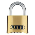 Combination Padlock, Bottom, Black/Silver