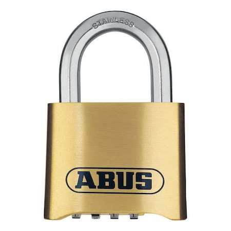 Combination Padlock, Bottom, Black/Silver