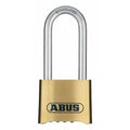 Combination Padlock, Bottom, Black/Silver