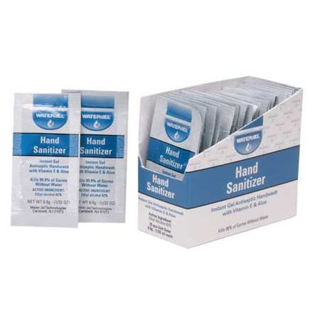Hand Sanitizer, Size 0.9g, Gel, PK25