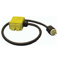 Extension Cord, 4ft, 12/4, 20A, SOW, Black