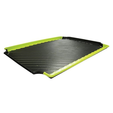 Containment Tray, Black w/Yellow Stripe