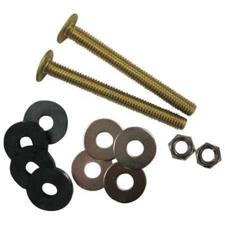 Tank to Bowl Set, Steel, Universal Fit