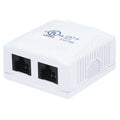 Surface Mount Box, Cat6,2P, White