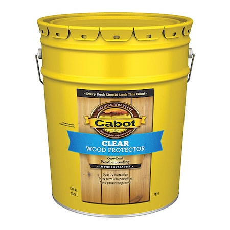 Clear Wood Protector, 5 Gallon