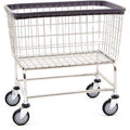 Wire Utility Cart, 4.5 Bushel, Chrome