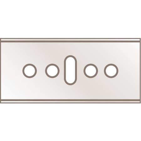 Four Sided Replacment Blade, 1-17/32", PK100