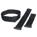 Cinch Strap, No Adhesive, 18 in, 2 in W, Black, 10 PK