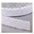 Reclosable Fastener, Rubber Adhesive, 75 ft, 2 in W, White
