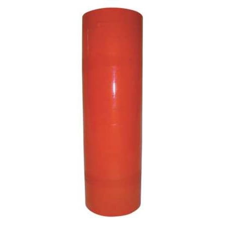 Stretch Wrap, 18" W x 1500 ft. L, 80 ga, Cast Style, Orange, Standard Duty