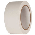 Floor Marking Tape, vinyl, Solid, White, 2 in W., 2.2 mil Thickness