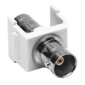 Coupler, BNC Connector, Pass Thru, F/F, Wht
