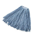 1 in String Wet Mop, 28 oz Dry Wt, Slide On Connection, Cut-End, Blue, Synthetic, PK12