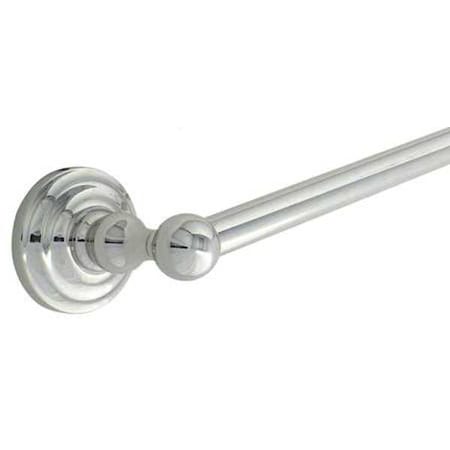 Towel Bar, Polished Chrome, Brentwood, 24In