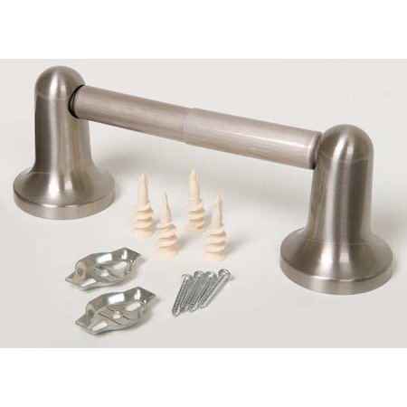 Toilet Paper Holder, Double Post, Zamac