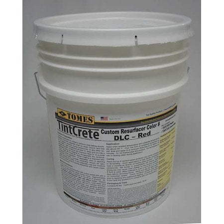Concrete Resurfacer, Pail, Red, TintCrete