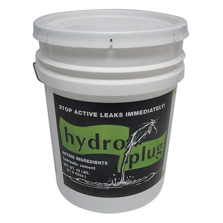 Hydraulic Cement, Pail, Gray, Hydroplug