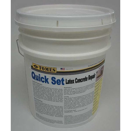 Concrete Repair Compound, Pail, Gray, Tomes