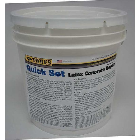 Concrete Repair Compound, Pail, Gray, Tomes