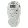 Portable Heating Thermostat, Heat Only, 5 to 35, 110 to 125V AC