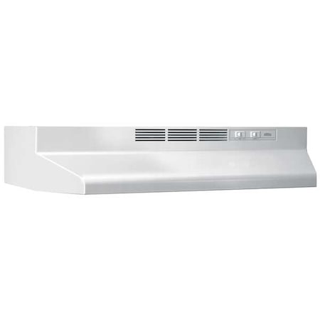 Economy Lighted Range Hood, Steel, 120 V