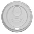 Lid for 8 oz. Hot Cup, Dome, Sip Through, White, Pk1000