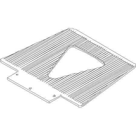 Nose Plate, 16-1/2"W, 13"D, 350 lb.