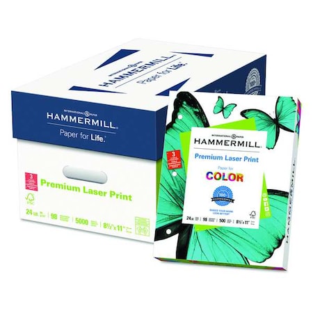 Laser Paper,8-1/2 x 11 In,White,PK500