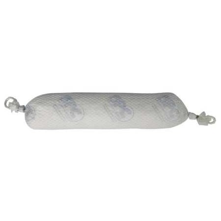 Sorbent Boom, 12 gal, 5 in x 18 in, Oil, White, 10 PK