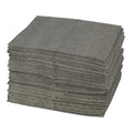 Sorbent Pad, 25 gal, 15 in x 19 in, Universal, Gray, Polypropylene