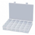 Compartment Box with 24 compartments, Plastic, 2-5/16"" H x 13-1/8 in W