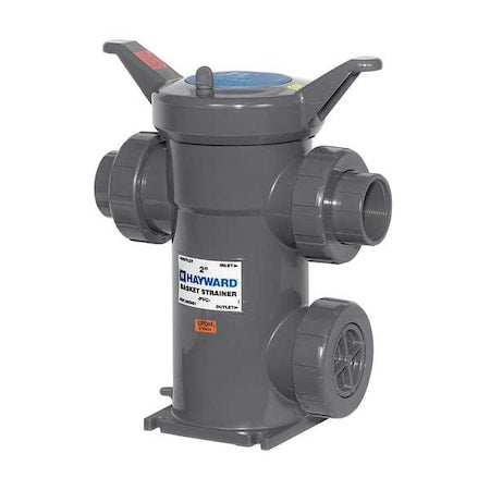 Simplex Strainer, 1"" Pipe, Socket/Threaded, PVC, 150 psi