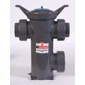 Simplex Strainer, 4"" Pipe, Threaded, PVC, 150 psi