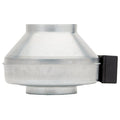 Steel 13"D, 15.1"H, 8"W Inline Duct Fan