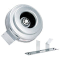 Steel 13"D, 15.3"H, 5.9"W Inline Duct Fan