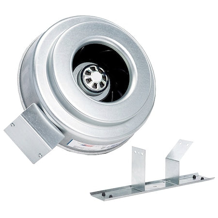 Steel 13"D, 15.3"H, 5.9"W Inline Duct Fan