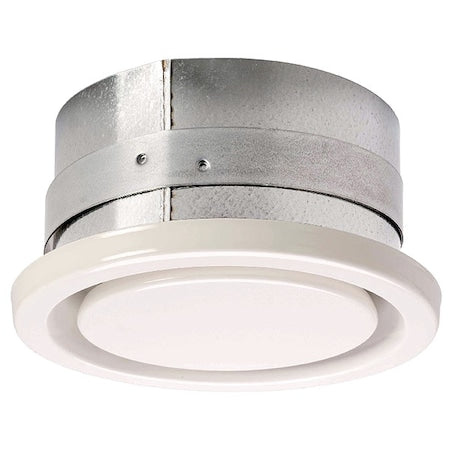 White Metal, 4 in Dia, Exhaust Grille