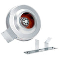 Steel 13"D, 15.1"H, 8"W Inline Duct Fan