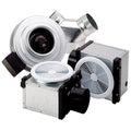 Steel 11"D, 13.9"H, 7.3"W Inline Duct Fan