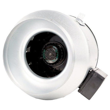Steel 10 in Dia, 15.5 in H, 12.5"WInlne Duct Fan