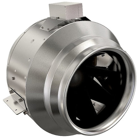 Steel 14"D, 17.3"H, 17.9"W Inline Duct Fan