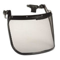 Face Shield Visor, Black Visor, Polycarbonate, Anti-Fog Lens, Black